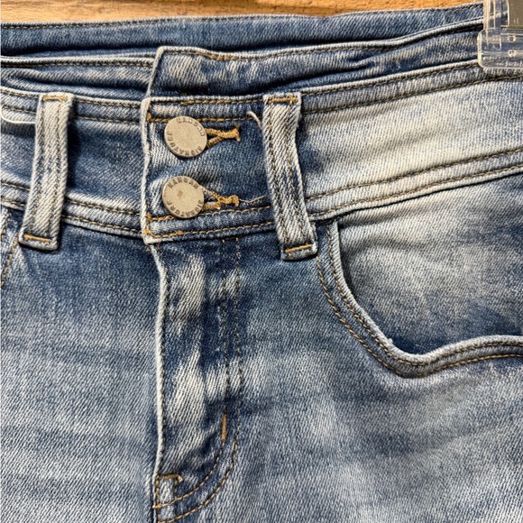 Kancan High Rise Distressed Flare Jeans Size 25 - Picture 2 of 5